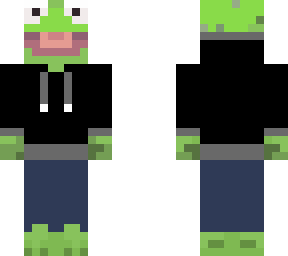 kremit dah froog epicly wearing clothing