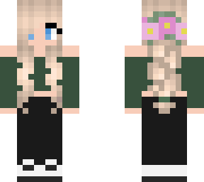 olive green blonde girl