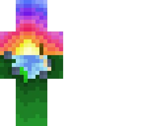 pixel art - sunset pond