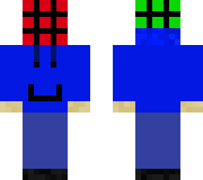 rubik's cube head