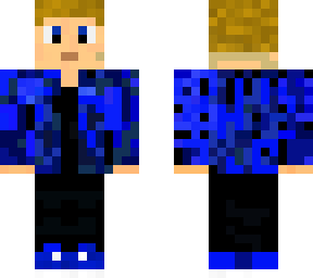 blue camo jacket