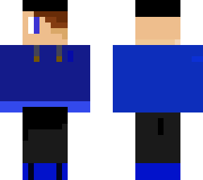 blue sweater w ombre