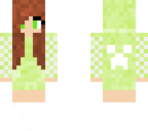 cute girl in creeper hoodie