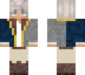 gray & blue jacket