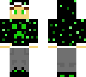 green hoodie