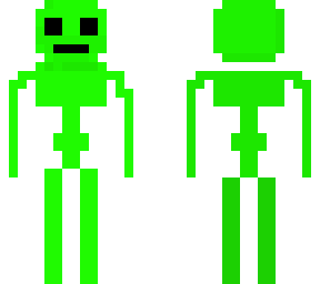green skeleton