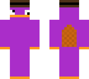 purple perry the platypus skin