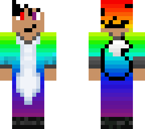 raimbow wolf man