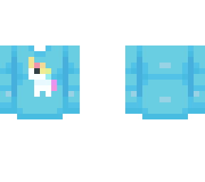 unicorn blue sweatshirt