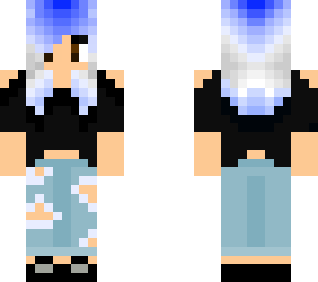 blue hair