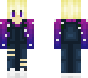 galaxy blonde overalls boy