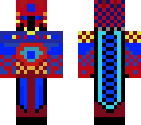 knight with glow person inside