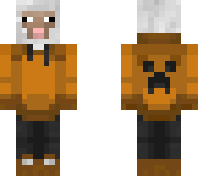 oranged sheep