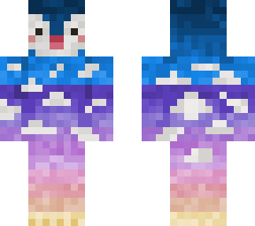 sunset penguin
