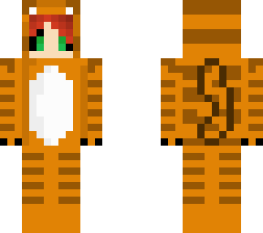 tiger girl red hair