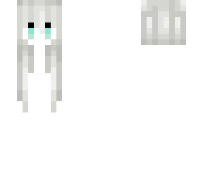 Anime Girl White Hair Base Minecraft Skins