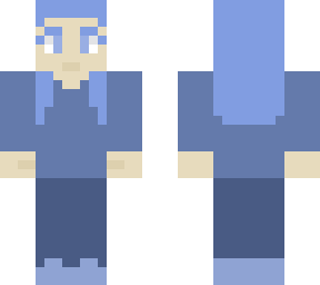 blue girl
