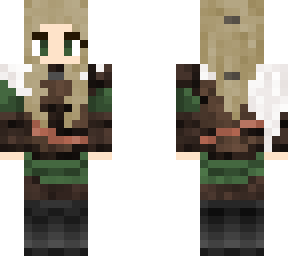 edit green norse viking girl