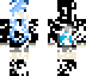 fading blue wolf