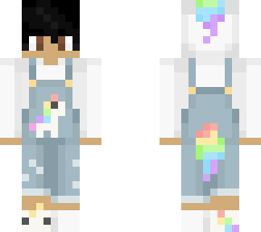 guy in unicorn overalls