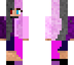 half goth half pink