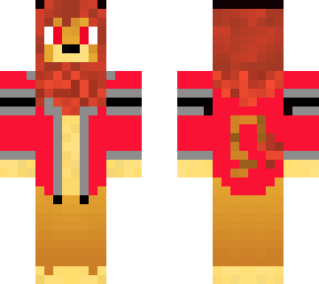 lion skin with jacket