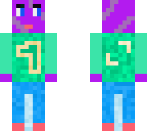 purple eater with style