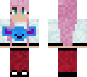 ....pink girl in stitch sweater....