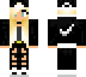 blond nike girl