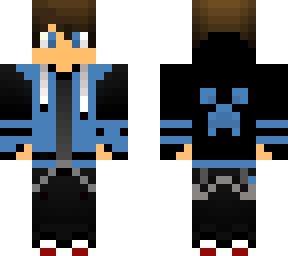 blue gamer boy