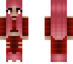 girl - light red and red