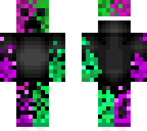 green purple creeper  without creeper logo