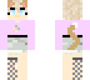peach cat girl (short hair)