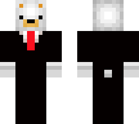 polar bear in a suit