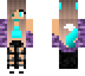 purple camo wolf girl edit (read desc.)