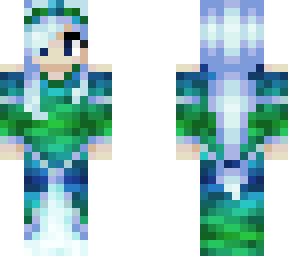 sea princess - hair + skin remake