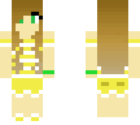 yellow w/ green eyes