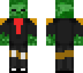 zombie in a tuxedo with armor for my friend jonaah