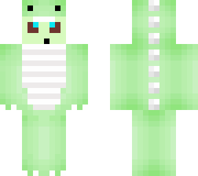 dino with a face