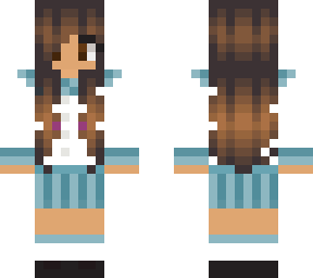 my character in a school outfit.