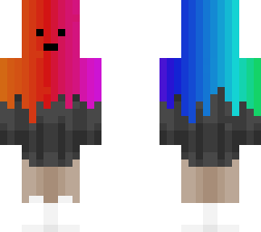 rainbow head whit tiny face