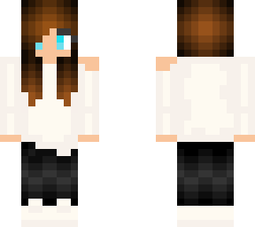 simple white outfit