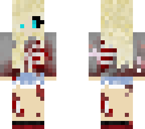 blonde zombie girl