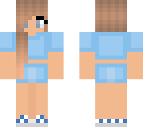 blue girl