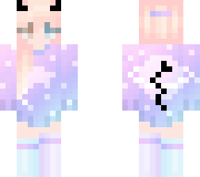 pastel galaxy demon not my original skin i only added horns and tail