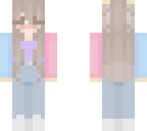 pink and blue girl