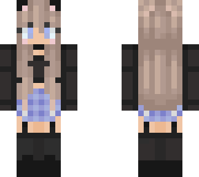plaid wolf girl
