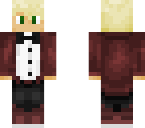 blonde guy in tuxedo coat