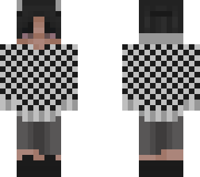 man looks like a chessboard