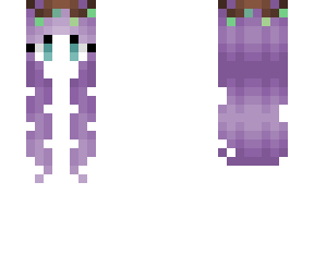 oasis enchanted hair - pastel purple - twig crown base